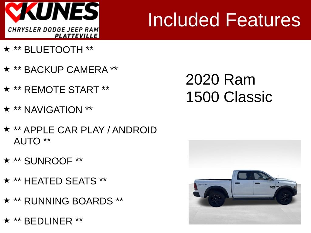 ram ram 1500 classic 2020 1C6RR7LT5LS145773 image ram ram 1500 classic 2020 1C6RR7LT5LS145773 image